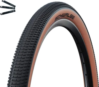 Produktbild von Faltreifen Schwalbe 1 x Billy Bonkers Performance ADDIX Schwarz/Bronze 50-507 ( 24 x 2.00 ) inkl. maxxi4you Reifenheber