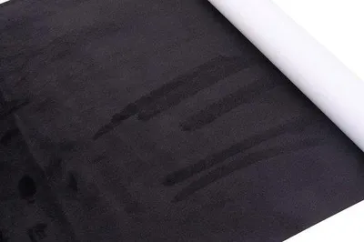 Image de Film autocollant en microfibre noir, 100 x 150 cm
