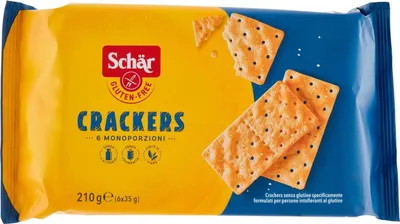 Produktbild von 6x Schär Cracker ohne Gluten, Gluten Free 6 x 35g + Italian Gourmet Polpa 400g