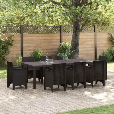 Obrázok produktu pre vidaXL Záhradný stôl hnedý 250 x 100 x 73 cm polyratan