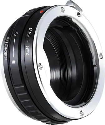 Produktbild von Minadax KF Hochpräzisions-Objektivadapter - Kompatibel für Minolta A / Sony A-Mount Objektiven an Sony E NEX/Alpha Cam