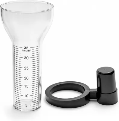 Produktbild von Regenmesser Ersatzglas 35 mm/m² mit Halter, für Garten und Außenbereich