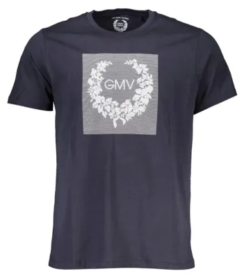 Produktbild von GIAN MARCO VENTURI Herren Kurzarm-T-Shirt Blau AU00784-DANILO_BLU_NIGHT-BLUE : Größe - M Größe: M