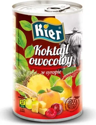 Zdjęcie produktu dla Kier Koktajl Owocowy W Syropie 420 G