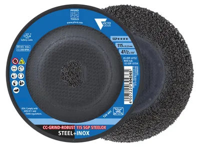 Produktbild von PFERD CC-GRIND ROBUST SGP STEELOX, 11,5 cm, 10 Stück(e)
