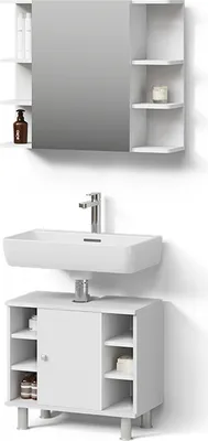 Produktbild von Badmöbel-Set Livinity Fucino Weiß 2 Teile, Model 52479