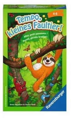Immagine prodotto di Tempo, il bradipo – Gioco da tavolo – Ravensburger Verlag GmbH – Da 2 a 4 giocatori – Età consigliata: 4+ anni