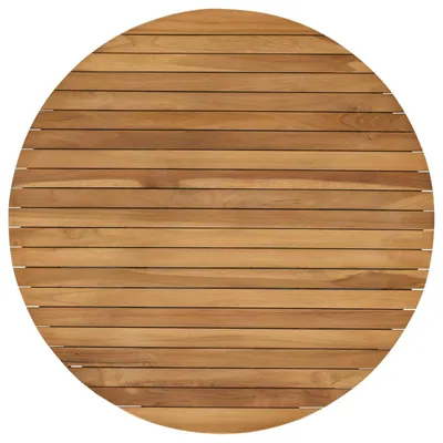 Produktbild von vidaXL Tischplatte Ø 80 x 3,5 Rund Massives Teakholz Natur