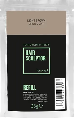 Image de Sibel Hair Sculptor Hair Building Fibers Light Brown Refill 25gr