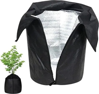 Produktbild von Winterbeschermung für Topfpflanzen - 45 x 50 cm - Isolationsbeschichtung - Vorstschutz - Sträucher