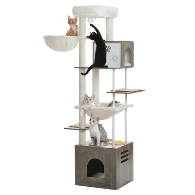 Produktbild von PAWZ Road 190 Kratzbaum mit Futterplatz