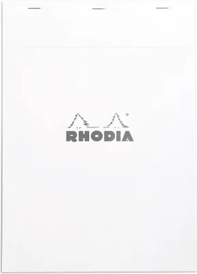 Image de Bloc-notes White No. 18 A4 quadrillé 80 feuilles blanc paquet de 5 pièces