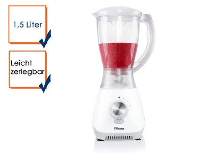 Immagine prodotto di Miscelatore a colonna 1,5L 430W con interruttore a impulsi frullatore smoothie maker barmixer bianco