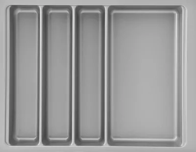 Produktbild von Agoform Besteckeinsatz Scoop II Set 474x366x59mm, mit Trenner Kunststoff silber