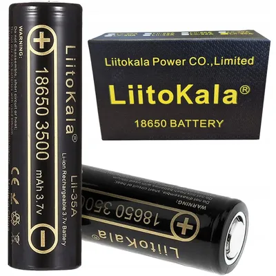 Zdjęcie produktu dla LiitoKala LII-35A 2x Akumulatorek 3500mAh 18650 3.7V Li-ion