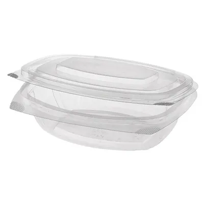 Produktbild von Feinkost- und Salatschalen mit Klappdeckeln, PLA "pure" 500 ml 6,4 cm x 16,1 cm x 13,2 cm