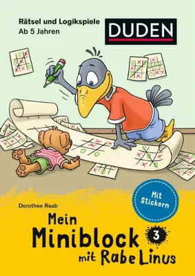 Immagine prodotto di Mein Miniblock mit Rabe Linus - Rätsel und Logikspiele