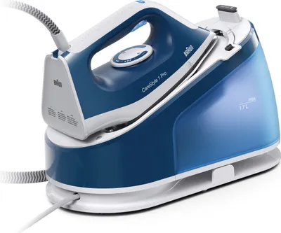 Obrázok produktu pre Braun CareStyle 1 IS 1512 BL, 2200 W, 380 g/min, Keramická žehliaca plocha, 6 bar, 1,7 L, 120 g/min