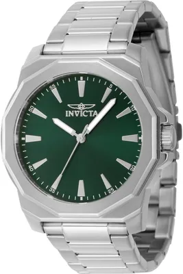 Obrázek produktu pro Invicta Speedway 46833 Pánské Hodinky - Quartz Hnutí - Nerezová Ocel se Zeleným Ciferníkem - 42 mm
