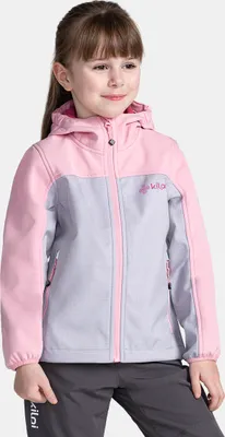 Productafbeelding van Softshelljas voor meisjes, KILPI RAVIA-J TJ0517KI, lichtroze, maat: 98