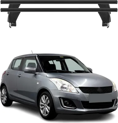 Image de Menabo Barres de toit Transversales pour Suzuki Breakift V 2013-2017 Alu Noir