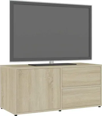 Obrázok produktu pre vidaXL TV skrinka Sonoma dub 80x34x36 cm odvodený výrobok z dreva