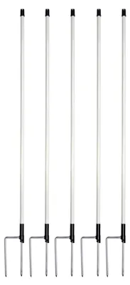 Produktbild von horizont Fiberglaspfähle strongLine 90 | 90 cm hoch | 5 Stück | mit Doppelspitze
