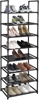 Produktbild von Famanu Schuhregal mit 8 Ebenen - Platzsparend - Verstellbar - 1 Stück