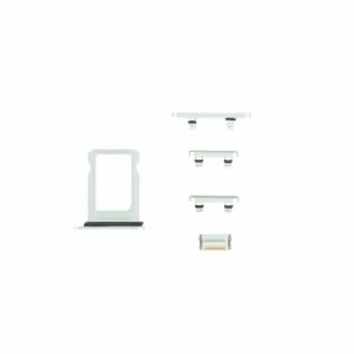 Produktbild von Tasten Set für iPhone 12 Mini Grün Ersatz Knopf Stummschalttaste