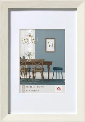 Produktbild von Walther, EF460W,Fiorito Holzrahmen 40x60 cm, weiss