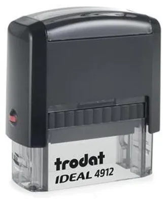 Obrázek produktu pro Razítko "Ideal 4912", černá, černý polštářek, TRODAT P2IDEAL4912