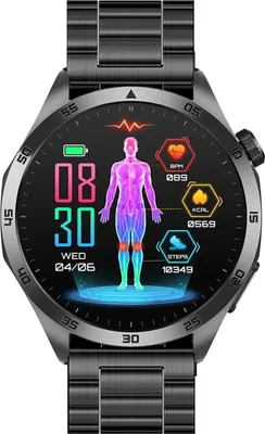 Produktbild von Knauermann PRO 3 Fan Edition (2025) Smartwatch EKG Telefon & Notruffunktion