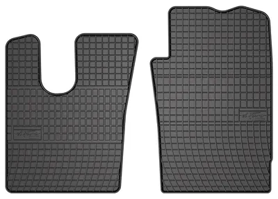 Produktbild von Gummi-Fußmatten Vorne für Scania R i S 2016- – 2-tlg, Schwarz, passgenau – Wielganizator SolidPRO