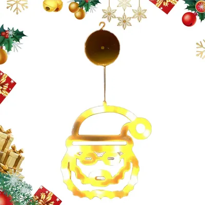 Produktbild von Weihnachtsbeleuchtung mit Saugnäpfen, batteriebetrieben, für Fenster/Balkone/Schlafzimmer/Wohnungen