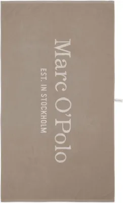 Produktbild von Marc O' Polo Duschtuch Statement  Farbe Warm stone Größe 100x180