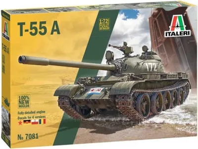 Zdjęcie produktu dla Zestaw modelarski czołg 7081 - T-55 A (1:72)