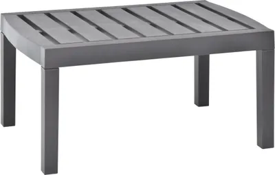 Obrázek produktu pro The Living Store zahradní stůl mocha 78x55x38 cm plastový