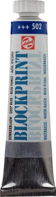 Image de Talens Blockprint Tube 20ml Bleu foncé 502