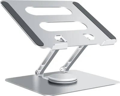 Produktbild von Laptop Ständer Höhenverstellbar mit 360° drehbarer Basis 10-17 silber