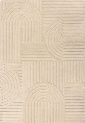 Produktbild von KADIMA DESIGN WALZER GARDEN 160 cm x 230 cm Beige Farbe Rechteckig Indoor Teppich