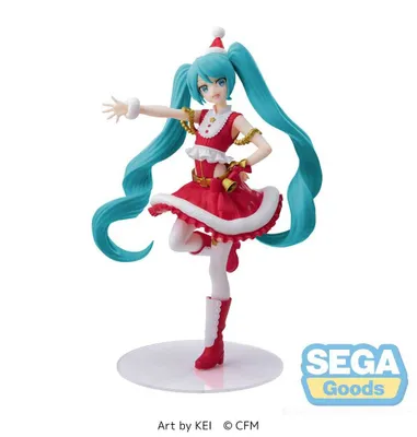 Produktbild von Sega Hatsune Miku Luminasta PVC Statue Hatsune Miku Christmas 2023 20 cm