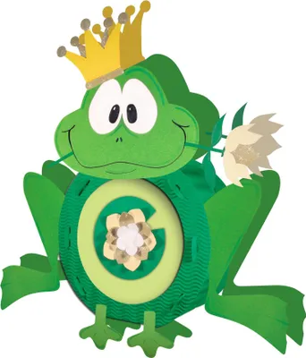 Produktbild von URSUS Laternen-Bastelset 35 Frosch