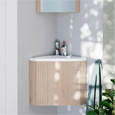 Immagine prodotto di Mobile lavabo angolare KODA + set rubinetteria