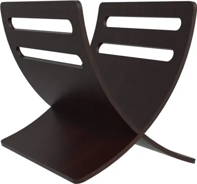 Produktbild von vidaXL Zeitungsständer Holz Freistehend Braun