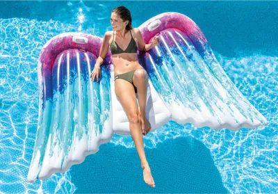 Produktbild von Engelsflügel-Luftmatratze, 251x160 cm, Pool und Meer