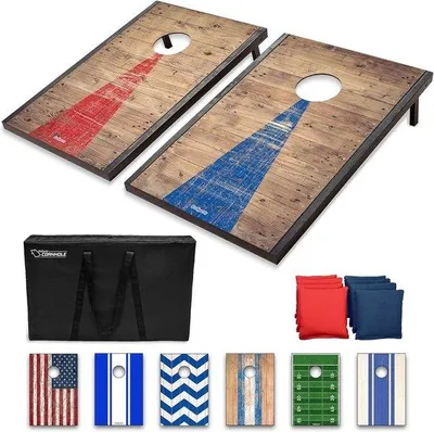Produktbild von Sitzsack-Spiel-Set mit Reisekoffer für Freizeit
