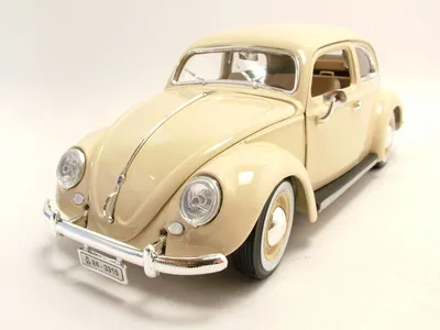 Produktbild von BBURAGO Volkswagen Käfer 1955, Oldtimer-Modell, Vormontiert, 1:18, Volkswagen Käfer, Unisex, Metall, Kunststoff