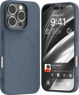Zdjęcie produktu dla Mercury Magsafe Semi-Silicone Iphone 16 Pro 6,3 Granatowy /Sierra Blue