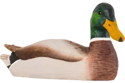 Produktbild von Wildlife Garden Decobird Stockente Männchen handgeschnitzt