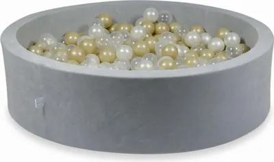 Obrázek produktu pro Sušák na prádlo 110x30cm Velvet Soft Světle šedý se 400 kuličkami: Transparentní, světle zlatá, perleťová